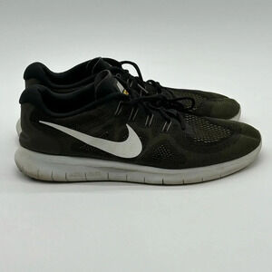 Nike Men's Free RN 2018 Black Off White Cargo Khaki 880839-008 - Size 14 - RARE!